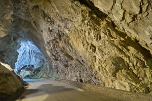 La Cuevona, Road Natural Karst Cave, Cuevas del Agua, Spain